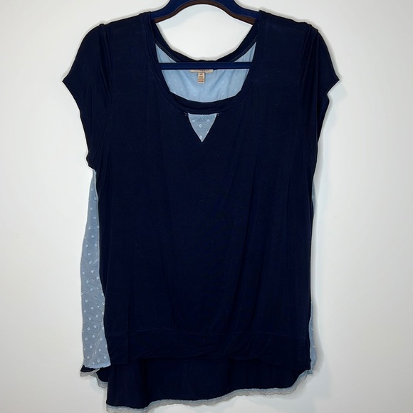 ANTHROPOLOGIE | Bordeaux Cavay Swiss Dot Top - Picture 2 of 8